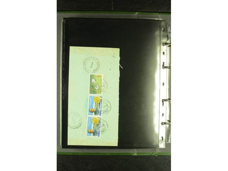 1950/77 (ca.), Partie Briefe und Karten, dabei Reco, Luftpost etc.