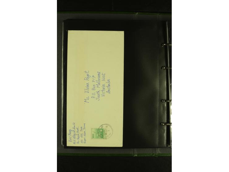 1950/77 (ca.), Partie Briefe und Karten, dabei Reco, Luftpost etc.