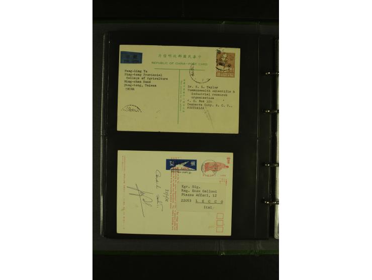 1950/77 (ca.), Partie Briefe und Karten, dabei Reco, Luftpost etc.