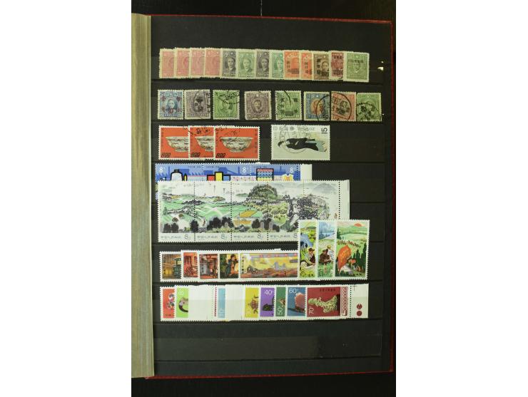 1950/2007, postfrische und gestempelte Partie mit einigen Belegen
