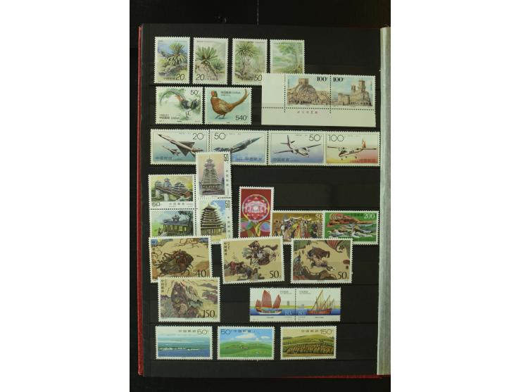1950/2007, postfrische und gestempelte Partie mit einigen Belegen