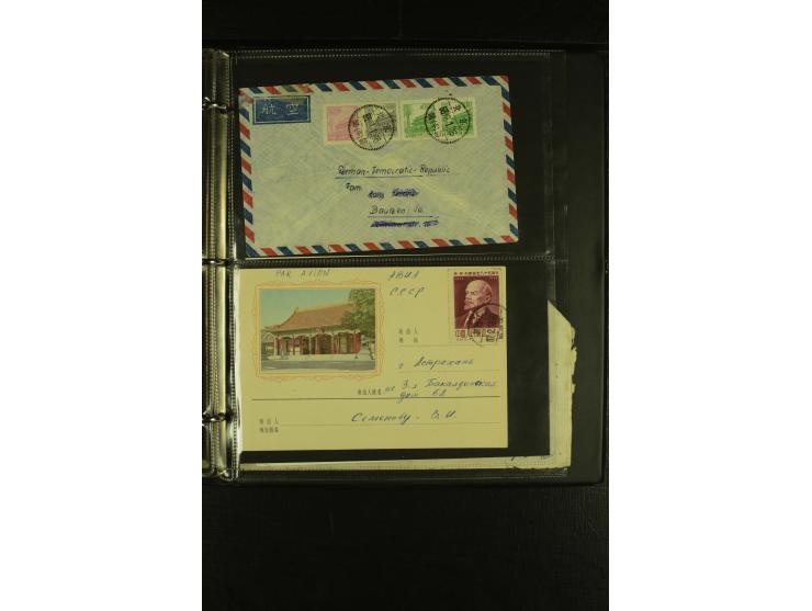 1955/78, Partie Briefen und Karten, dabei Kultur-Revolution