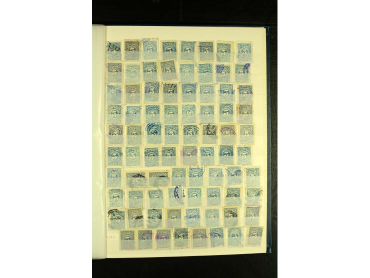 1908/16, Lit. Nacional, interessante ungebraucht/postfrische und getsempelte Partie von insgesamt über 2500 Stück, meist gute