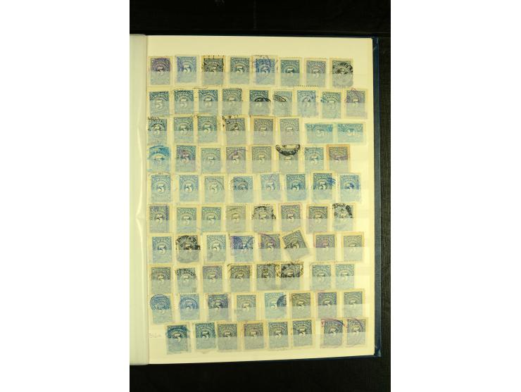 1908/16, Lit. Nacional, interessante ungebraucht/postfrische und getsempelte Partie von insgesamt über 2500 Stück, meist gute