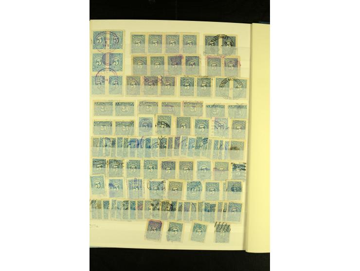 1908/16, Lit. Nacional, interessante ungebraucht/postfrische und getsempelte Partie von insgesamt über 2500 Stück, meist gute