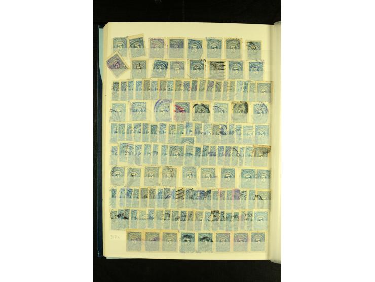1908/16, Lit. Nacional, interessante ungebraucht/postfrische und getsempelte Partie von insgesamt über 2500 Stück, meist gute