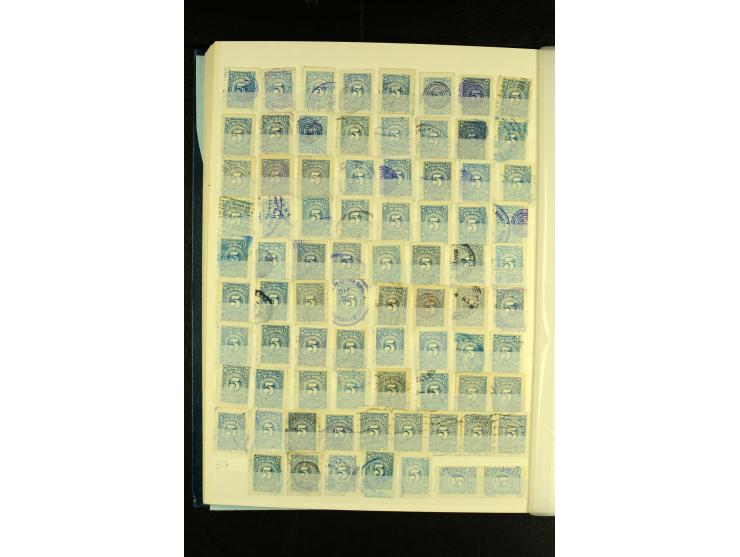 1908/16, Lit. Nacional, interessante ungebraucht/postfrische und getsempelte Partie von insgesamt über 2500 Stück, meist gute