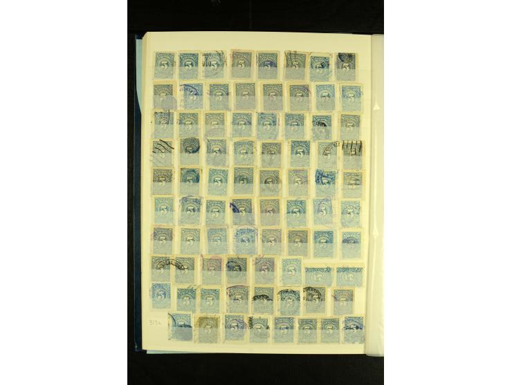 1908/16, Lit. Nacional, interessante ungebraucht/postfrische und getsempelte Partie von insgesamt über 2500 Stück, meist gute