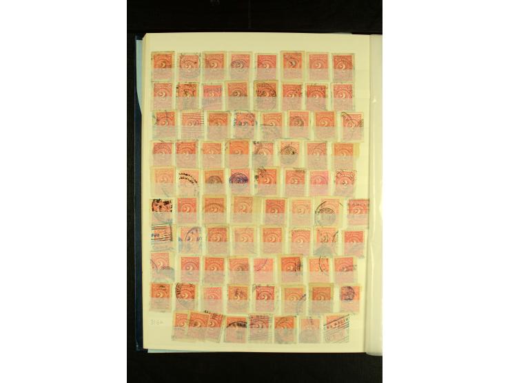 1908/16, Lit. Nacional, interessante ungebraucht/postfrische und getsempelte Partie von insgesamt über 2500 Stück, meist gute