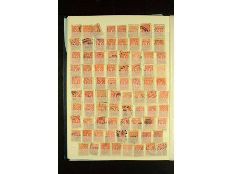 1908/16, Lit. Nacional, interessante ungebraucht/postfrische und getsempelte Partie von insgesamt über 2500 Stück, meist gute