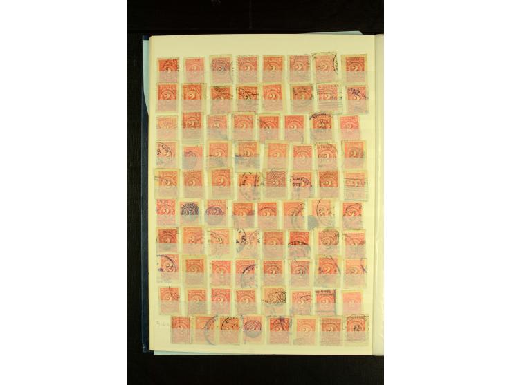 1908/16, Lit. Nacional, interessante ungebraucht/postfrische und getsempelte Partie von insgesamt über 2500 Stück, meist gute