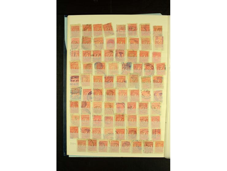 1908/16, Lit. Nacional, interessante ungebraucht/postfrische und getsempelte Partie von insgesamt über 2500 Stück, meist gute