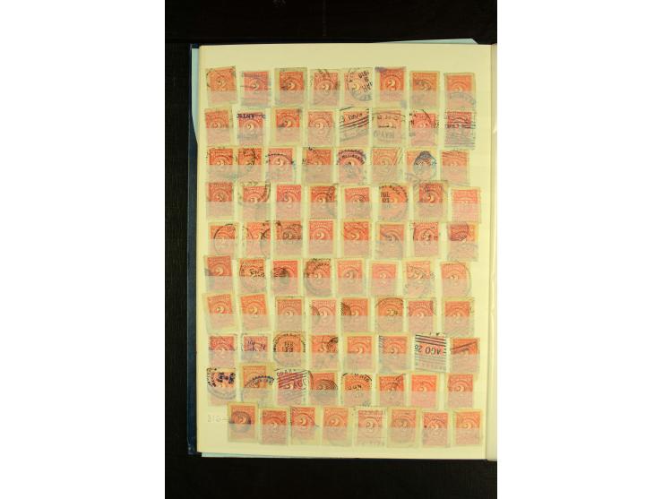 1908/16, Lit. Nacional, interessante ungebraucht/postfrische und getsempelte Partie von insgesamt über 2500 Stück, meist gute