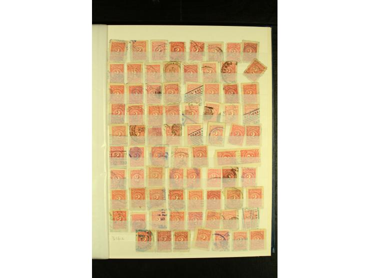 1908/16, Lit. Nacional, interessante ungebraucht/postfrische und getsempelte Partie von insgesamt über 2500 Stück, meist gute
