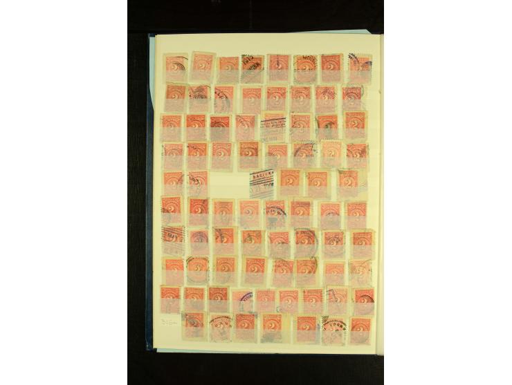 1908/16, Lit. Nacional, interessante ungebraucht/postfrische und getsempelte Partie von insgesamt über 2500 Stück, meist gute