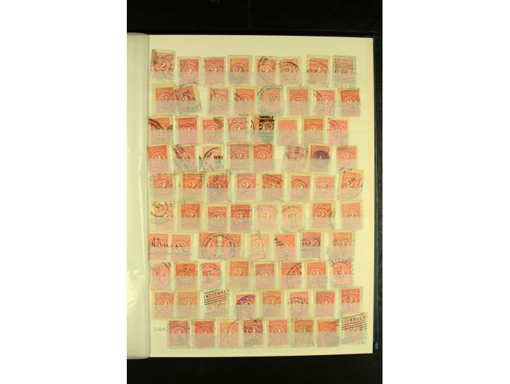 1908/16, Lit. Nacional, interessante ungebraucht/postfrische und getsempelte Partie von insgesamt über 2500 Stück, meist gute