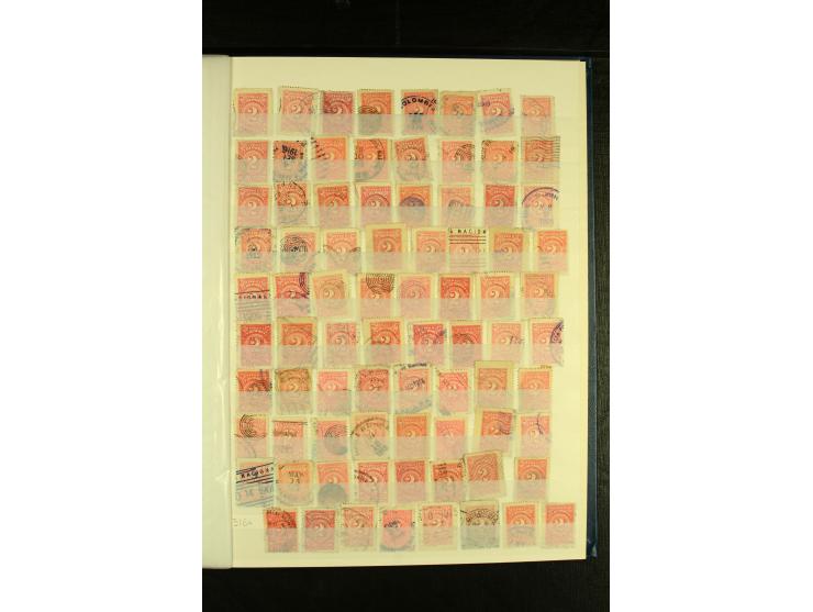 1908/16, Lit. Nacional, interessante ungebraucht/postfrische und getsempelte Partie von insgesamt über 2500 Stück, meist gute