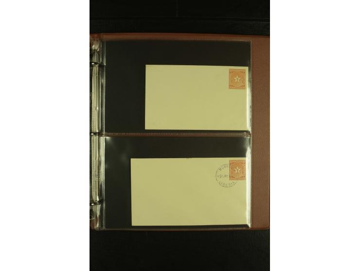 1891/1955, kleine Partie Briefe, Karten und meist Ganzsachen
