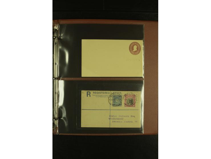 1891/1955, kleine Partie Briefe, Karten und meist Ganzsachen