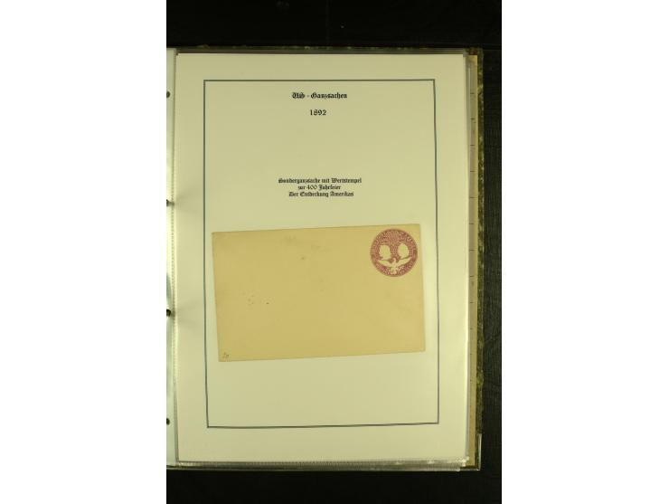 1852/1906, kleiner Posten mit ca. Belegen, Schwerpunkt bei den Ganzsachen mit u.a. einigen Well & Fargo-Umschlägen (inkl. Mex