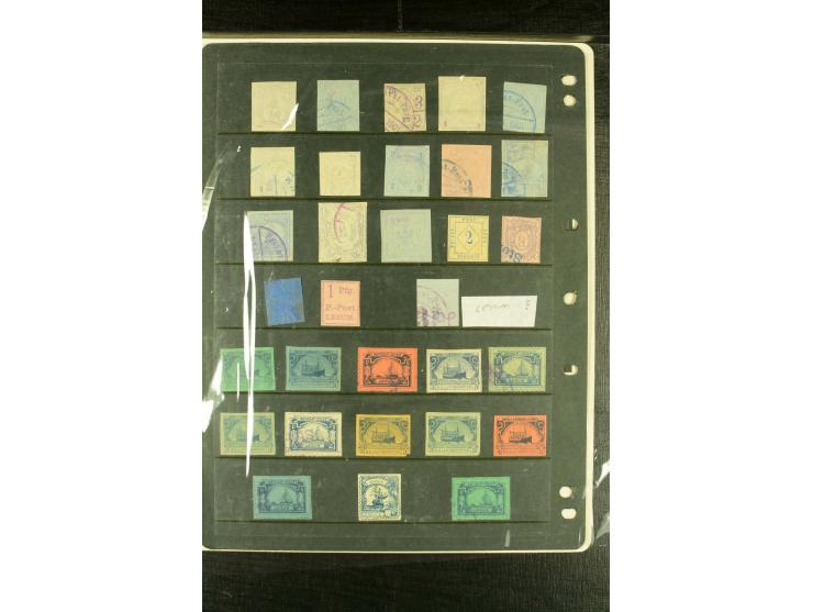 1852/1966 (ca.), ungebrauchte und gestempelte Partie mit einigen Briefen und Karten