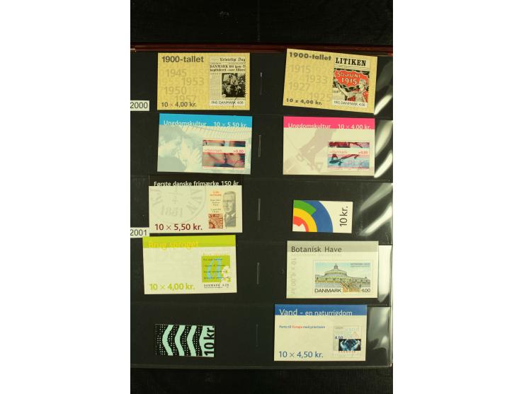 1979/2005, postfrische Partie Markenheftchen von Skandinavien, Bund und Schweiz