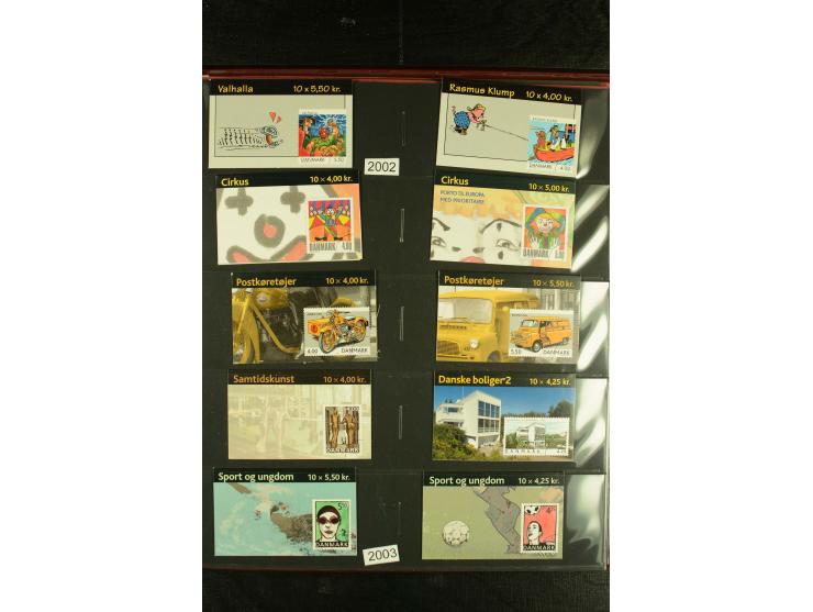 1979/2005, postfrische Partie Markenheftchen von Skandinavien, Bund und Schweiz