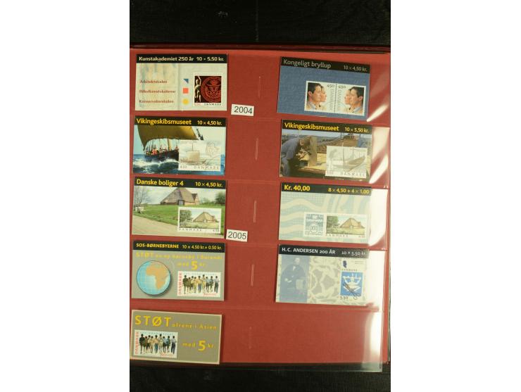 1979/2005, postfrische Partie Markenheftchen von Skandinavien, Bund und Schweiz
