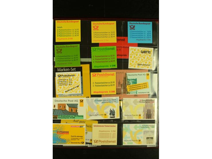 1979/2005, postfrische Partie Markenheftchen von Skandinavien, Bund und Schweiz
