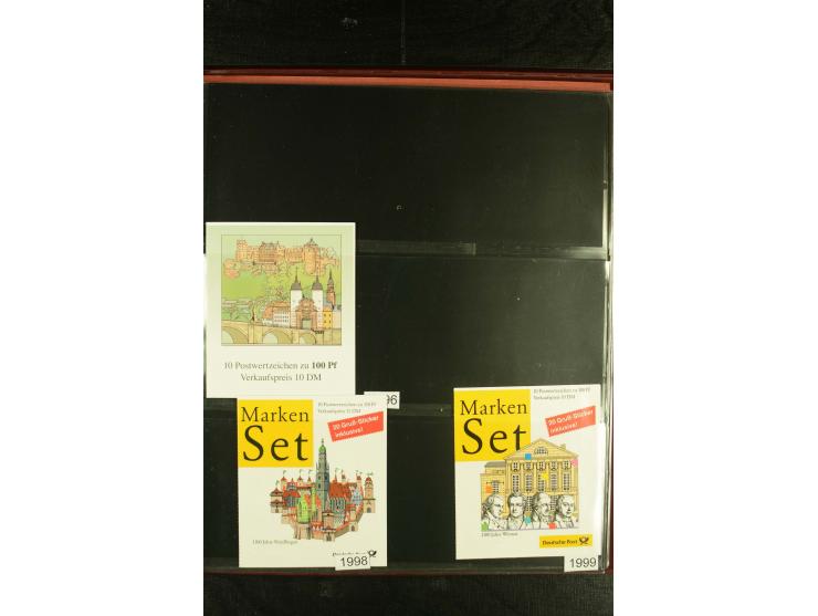 1979/2005, postfrische Partie Markenheftchen von Skandinavien, Bund und Schweiz