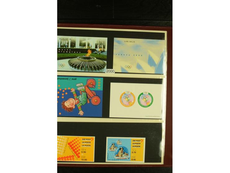 1979/2005, postfrische Partie Markenheftchen von Skandinavien, Bund und Schweiz