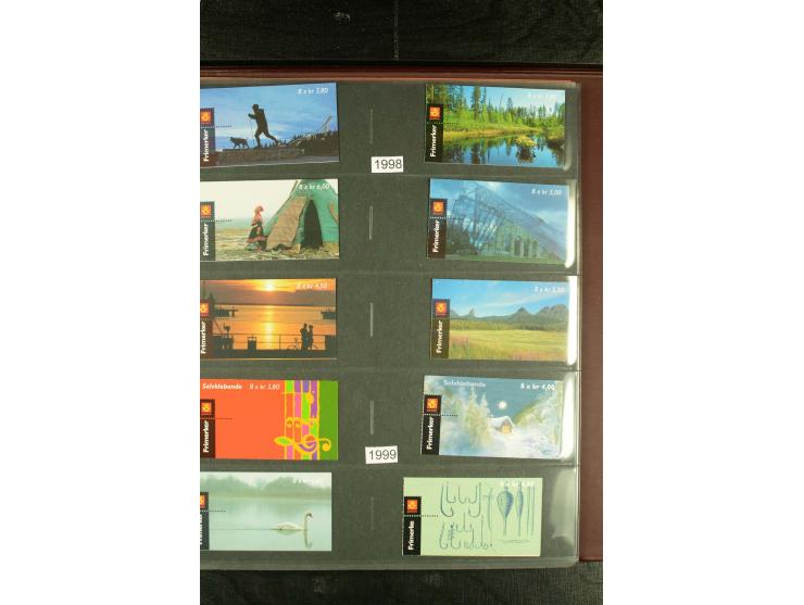 1979/2005, postfrische Partie Markenheftchen von Skandinavien, Bund und Schweiz