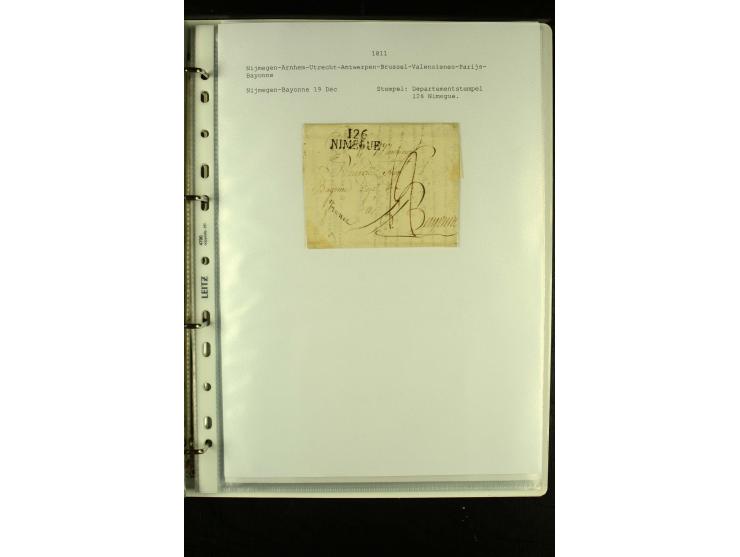 1587/1860, umfangreiche Sammlung Transitpost mit ca. 245 Briefen, Schwerpunkt bei der Post aus Belgien, Holland, Russland und