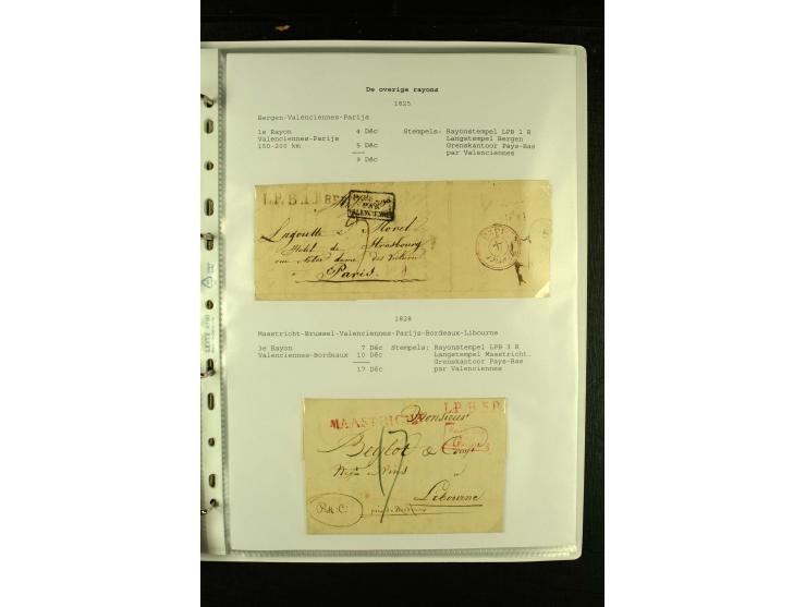 1587/1860, umfangreiche Sammlung Transitpost mit ca. 245 Briefen, Schwerpunkt bei der Post aus Belgien, Holland, Russland und