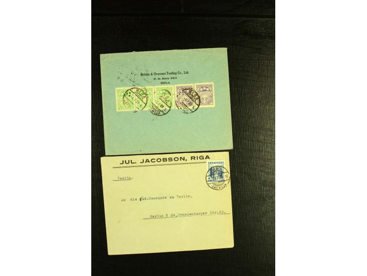 1888/1940, 21 Briefe und Karten, dabei Reco, Luftpost und Zensur