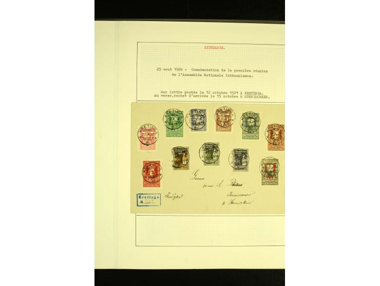 1888/1940, 21 Briefe und Karten, dabei Reco, Luftpost und Zensur