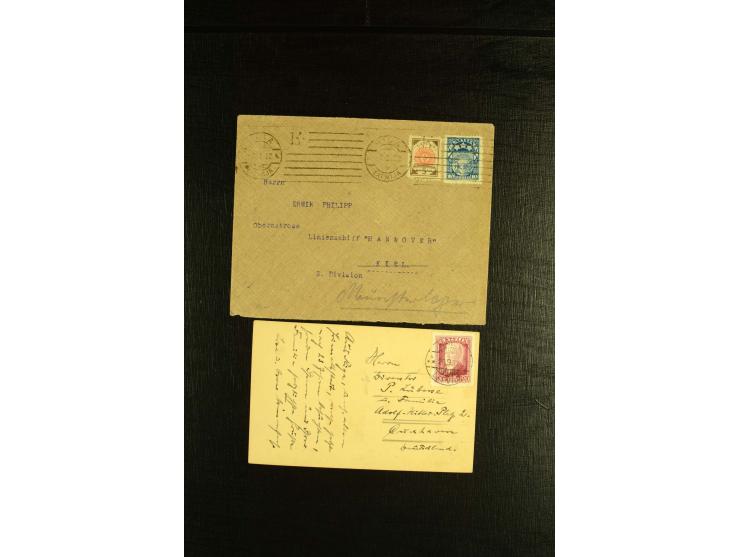 1888/1940, 21 Briefe und Karten, dabei Reco, Luftpost und Zensur