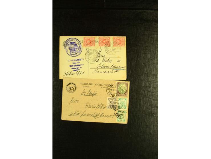 1888/1940, 21 Briefe und Karten, dabei Reco, Luftpost und Zensur