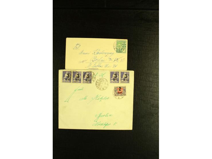 1888/1940, 21 Briefe und Karten, dabei Reco, Luftpost und Zensur
