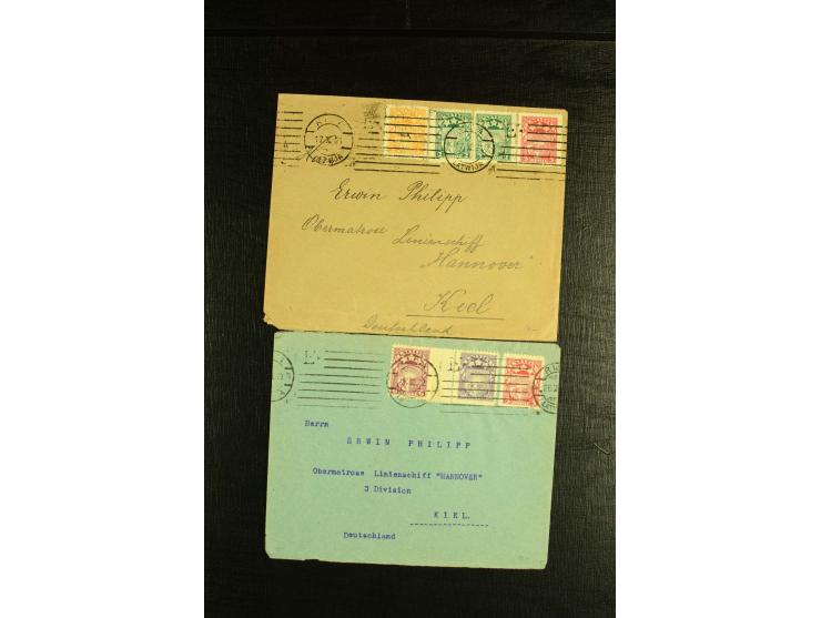 1888/1940, 21 Briefe und Karten, dabei Reco, Luftpost und Zensur