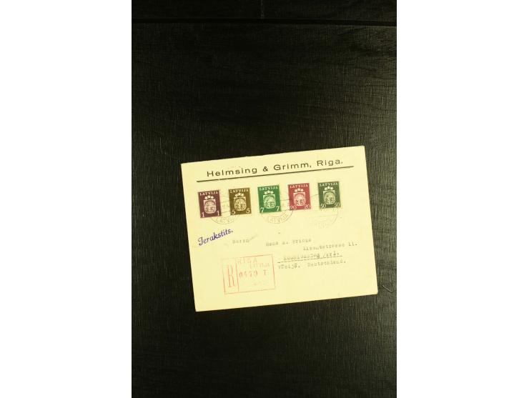 1888/1940, 21 Briefe und Karten, dabei Reco, Luftpost und Zensur