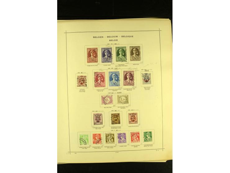 1849/1940, ungebrauchte und gestempelte Sammlung mit einigen besseren Werten, dazu ein guter Teil Liechtenstein, meist gute E