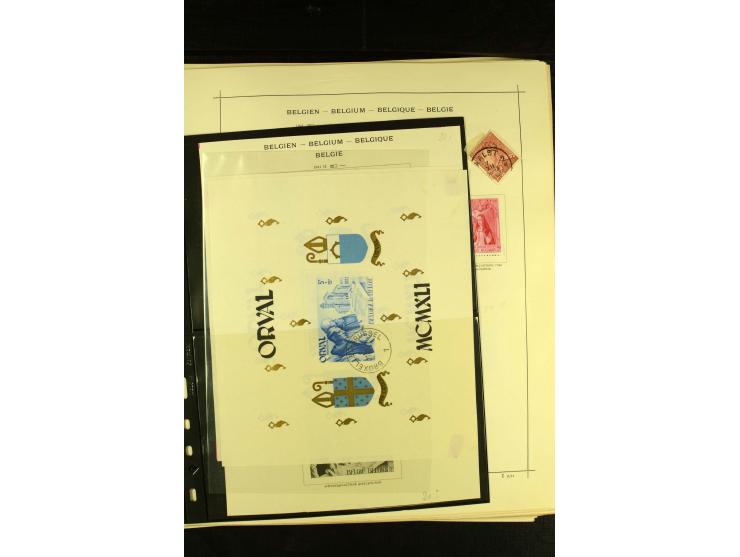 1849/1940, ungebrauchte und gestempelte Sammlung mit einigen besseren Werten, dazu ein guter Teil Liechtenstein, meist gute E