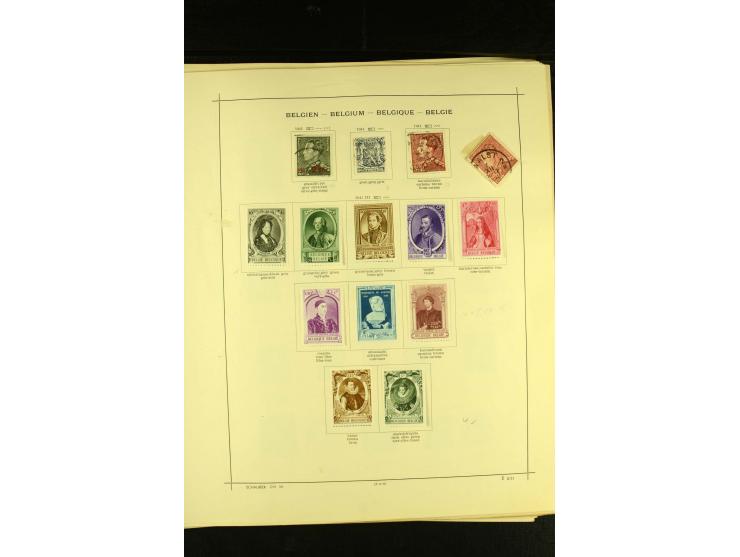 1849/1940, ungebrauchte und gestempelte Sammlung mit einigen besseren Werten, dazu ein guter Teil Liechtenstein, meist gute E