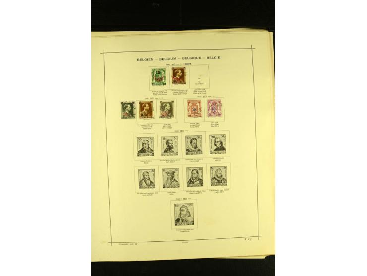 1849/1940, ungebrauchte und gestempelte Sammlung mit einigen besseren Werten, dazu ein guter Teil Liechtenstein, meist gute E