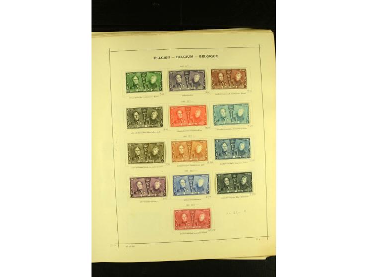 1849/1940, ungebrauchte und gestempelte Sammlung mit einigen besseren Werten, dazu ein guter Teil Liechtenstein, meist gute E
