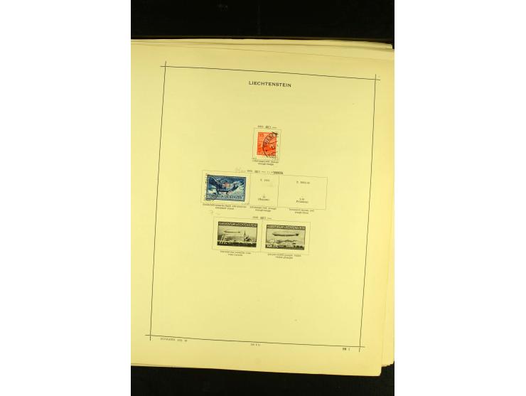 1849/1940, ungebrauchte und gestempelte Sammlung mit einigen besseren Werten, dazu ein guter Teil Liechtenstein, meist gute E