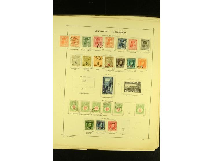 1849/1940, ungebrauchte und gestempelte Sammlung mit einigen besseren Werten, dazu ein guter Teil Liechtenstein, meist gute E