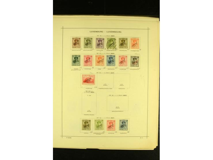 1849/1940, ungebrauchte und gestempelte Sammlung mit einigen besseren Werten, dazu ein guter Teil Liechtenstein, meist gute E