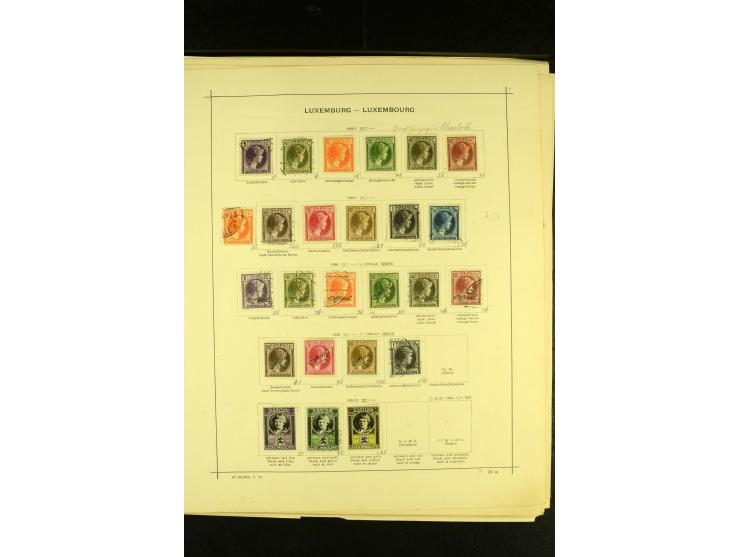 1849/1940, ungebrauchte und gestempelte Sammlung mit einigen besseren Werten, dazu ein guter Teil Liechtenstein, meist gute E